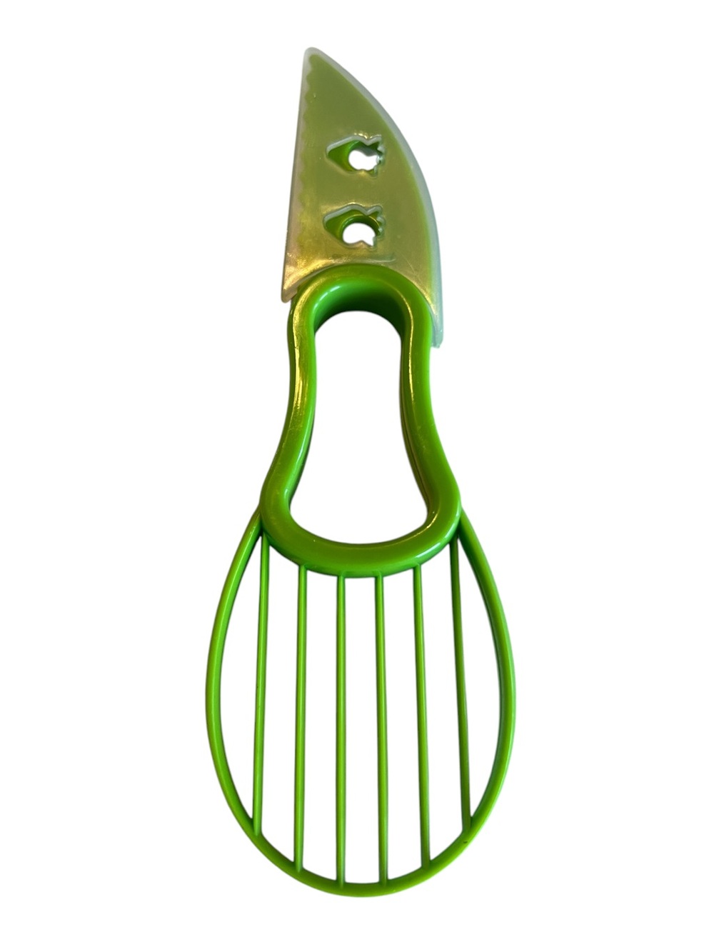 Green Avocado Slicer and Pitter - Multi-Use Kitchen Tool New!